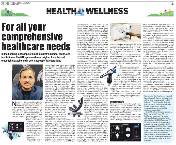 South Gujarat’s Medical Scene – One Institution _ Nirali Hospital